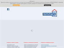 Tablet Screenshot of finestre.remmers.it